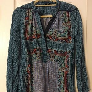 Silk printed dress